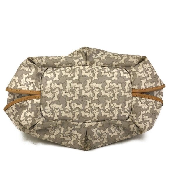 CELINE Sulky Horse Carriage PVC Hand Bag Gray/2BH3111 - Picture 6 of 12